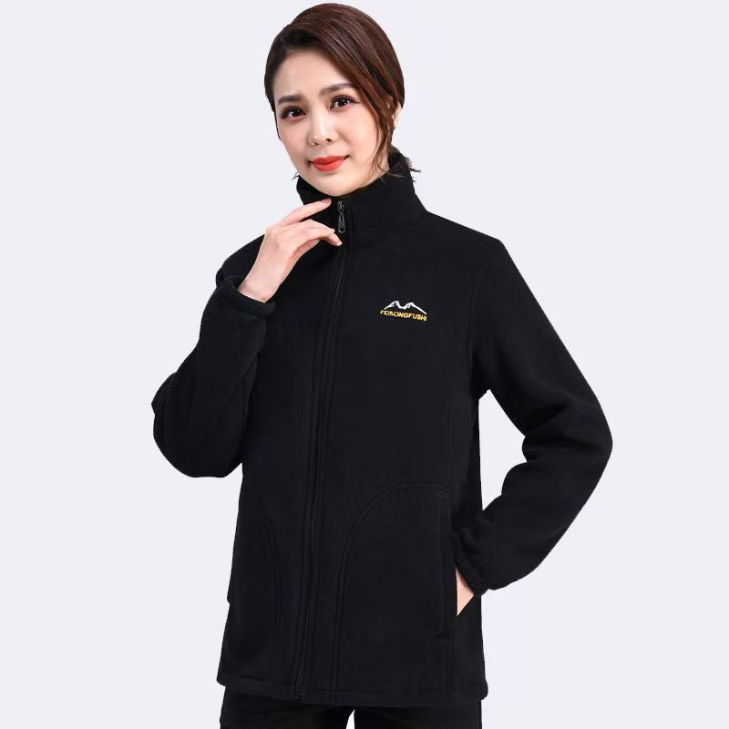 Zip-Up Fleece Hoodie — Women's