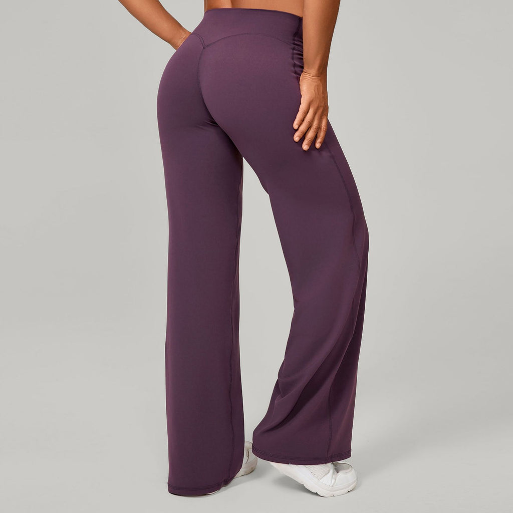 High-Waist Straight Leg Yoga Pants