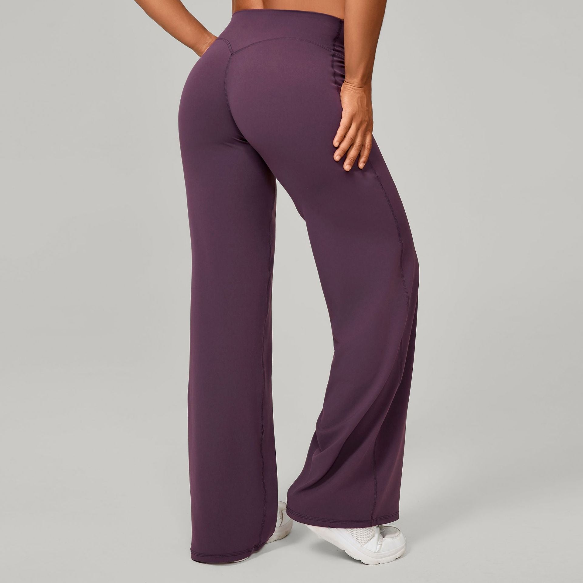 High-Waist Straight Leg Yoga Pants
