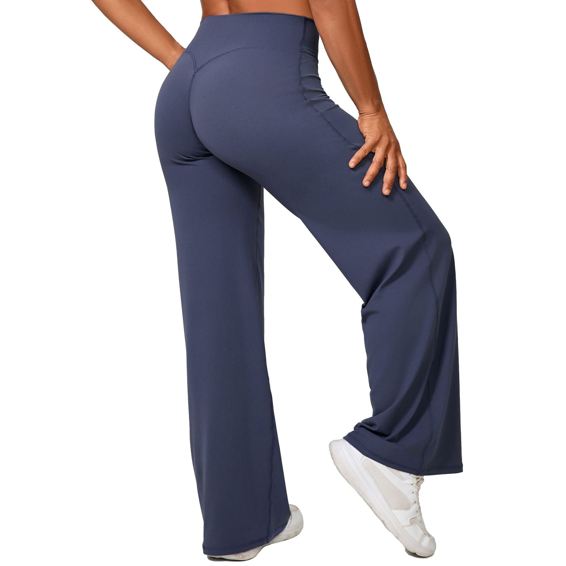 High-Waist Straight Leg Yoga Pants