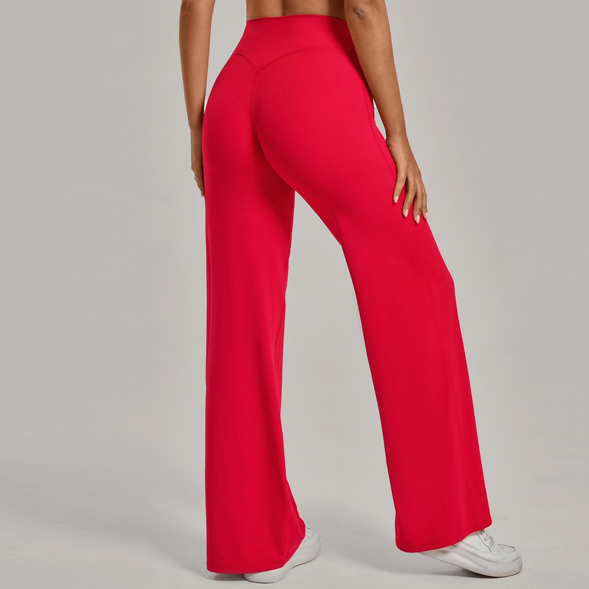 High-Waist Straight Leg Yoga Pants
