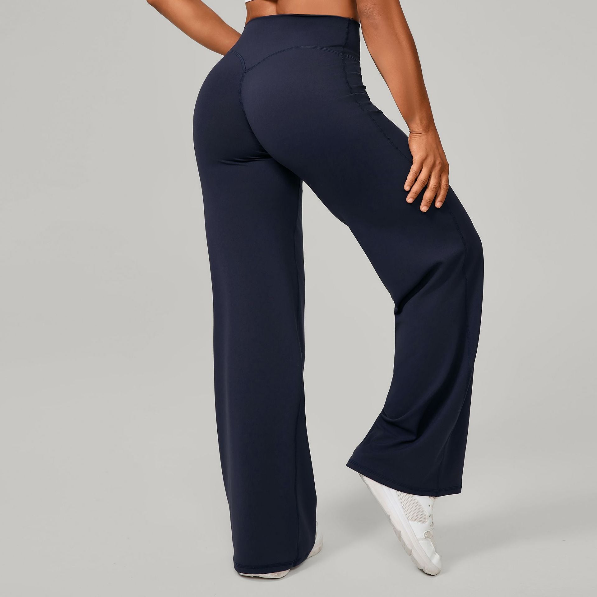 High-Waist Straight Leg Yoga Pants