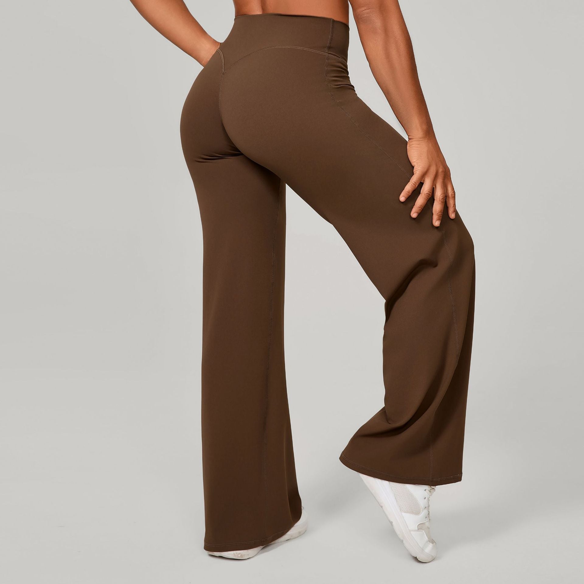 High-Waist Straight Leg Yoga Pants
