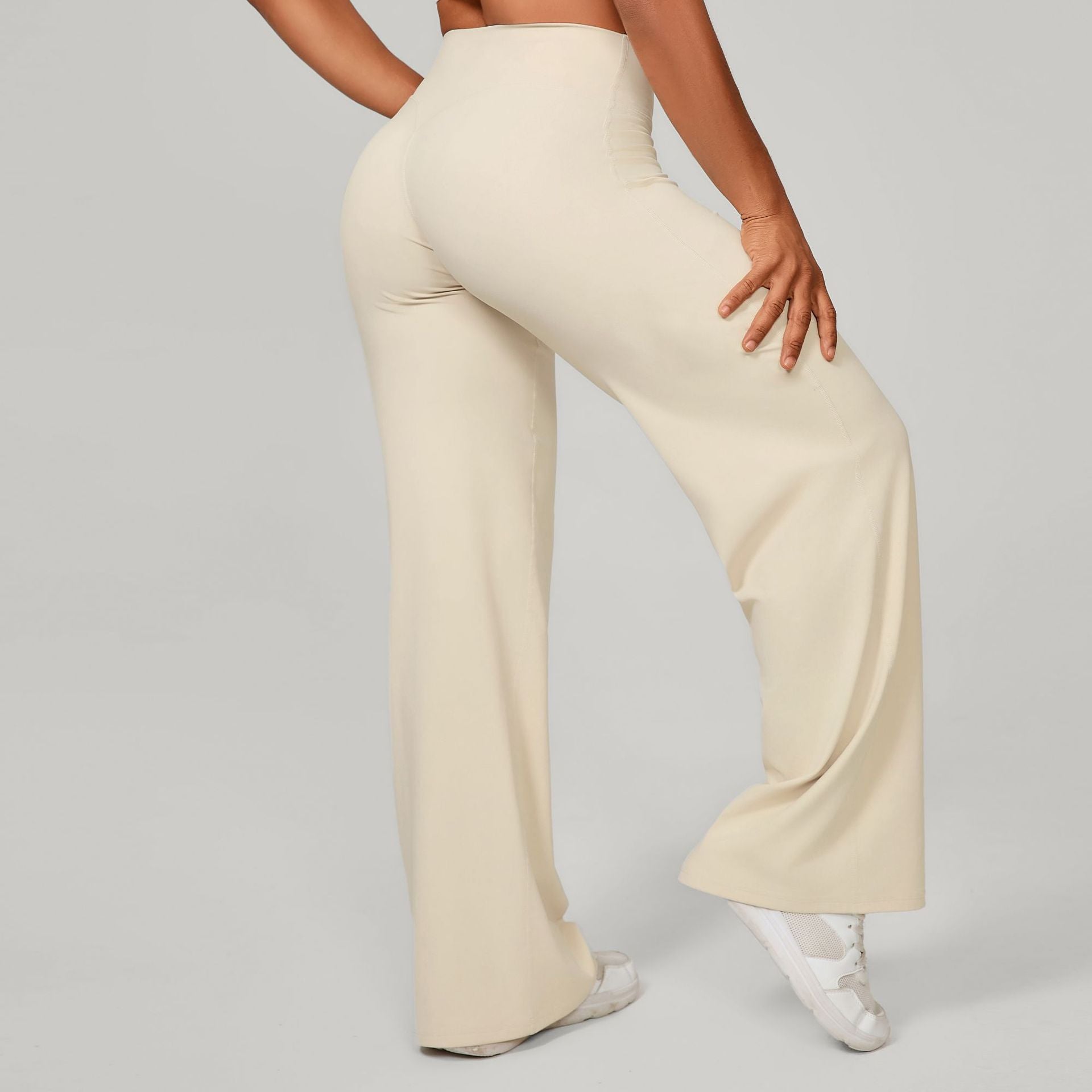 High-Waist Straight Leg Yoga Pants