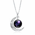Zodiac Moon Pendant Choker