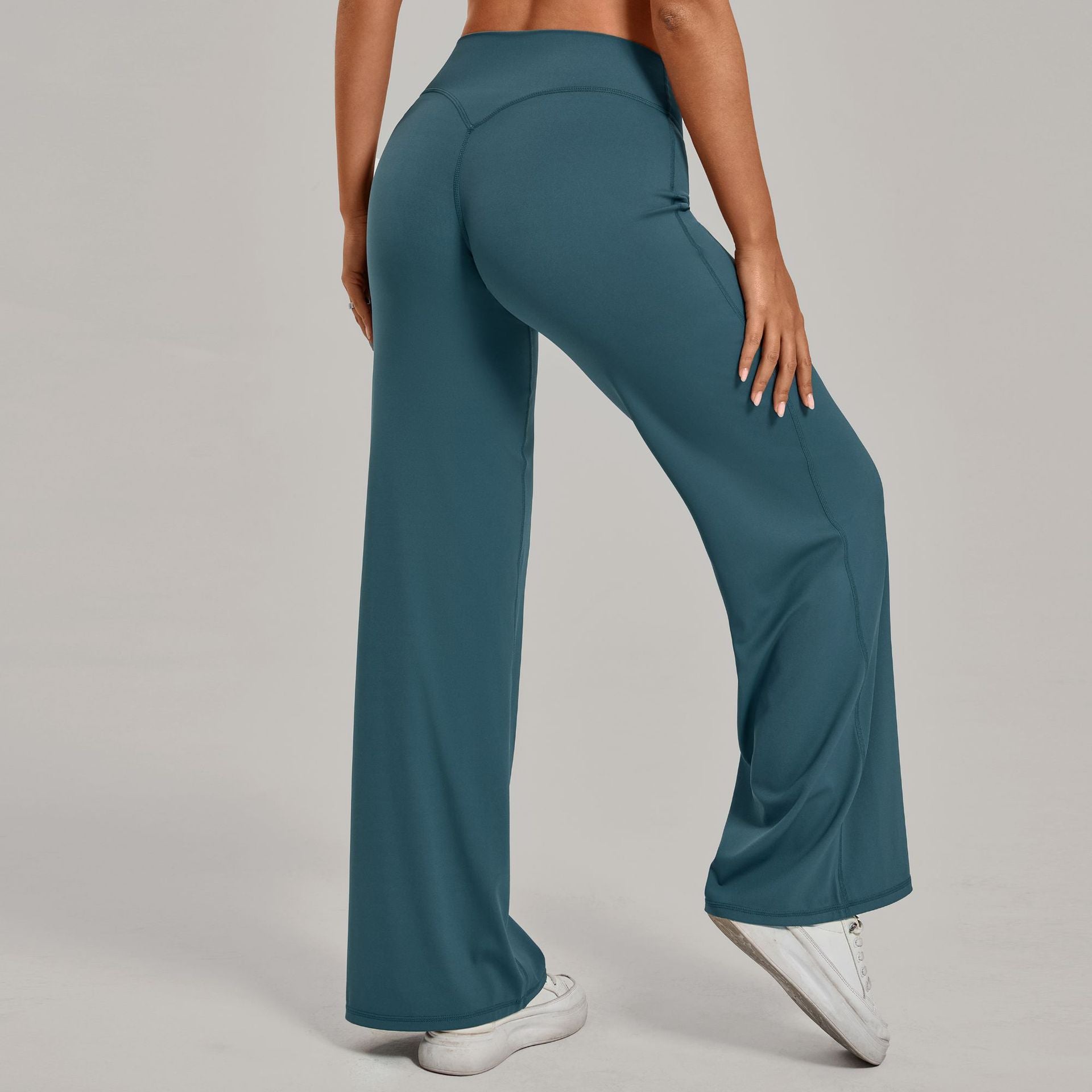 High-Waist Straight Leg Yoga Pants