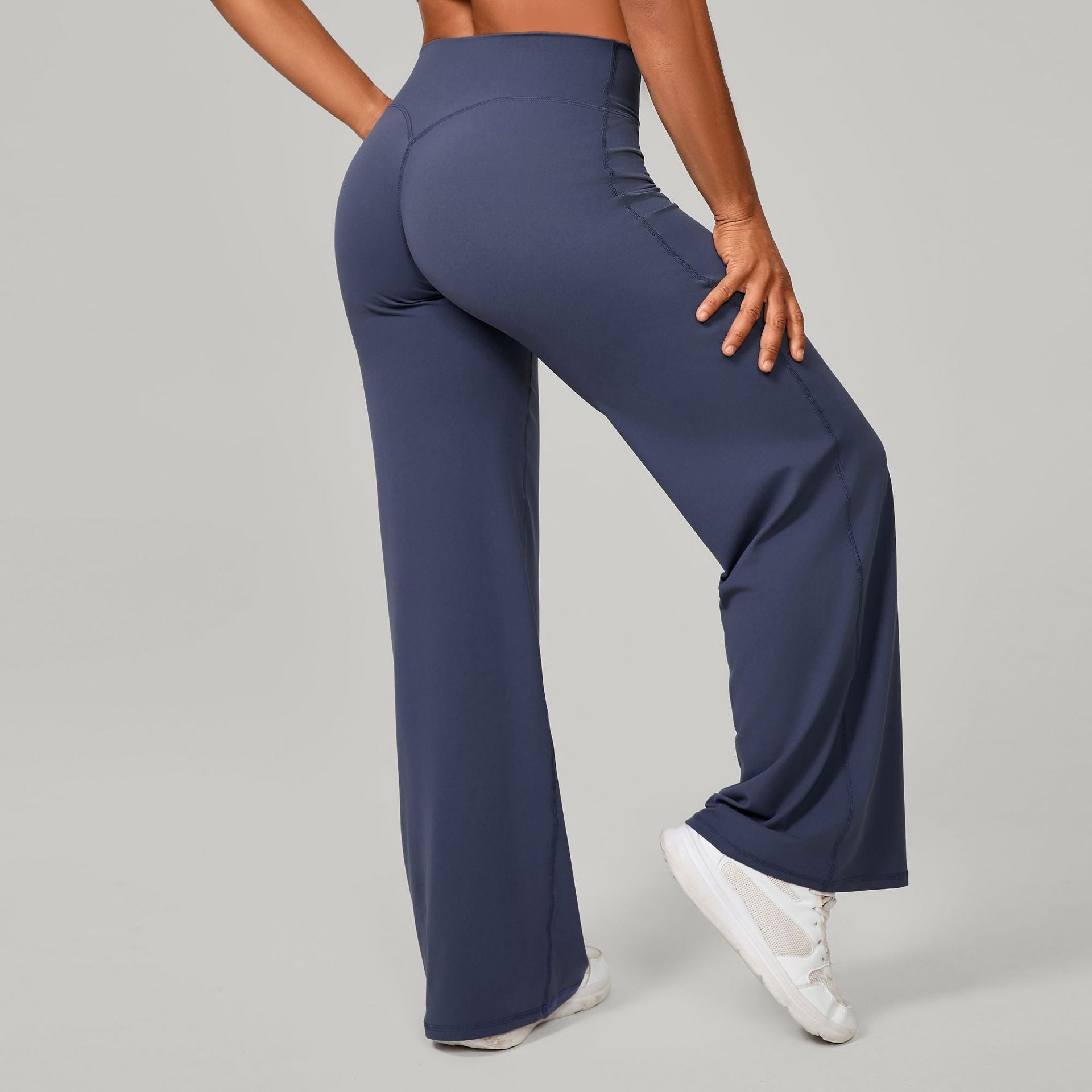 High-Waist Straight Leg Yoga Pants