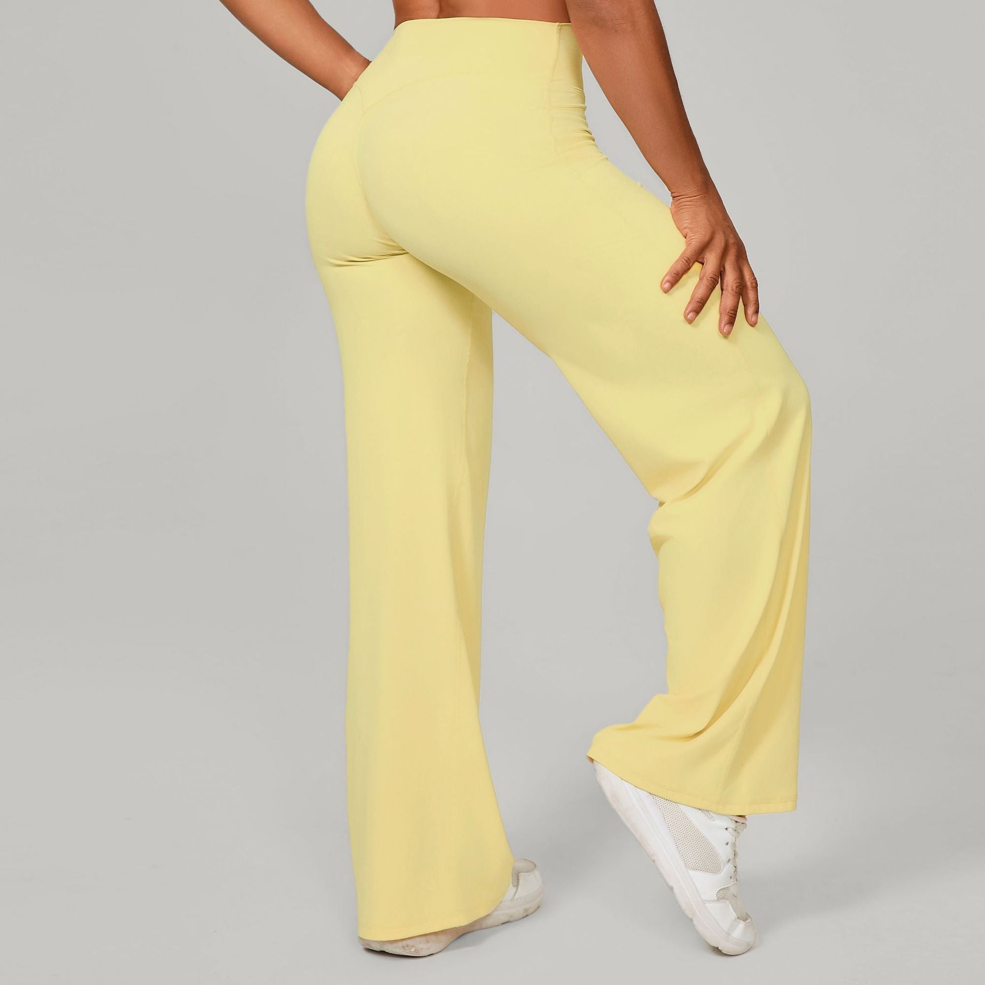 High-Waist Straight Leg Yoga Pants