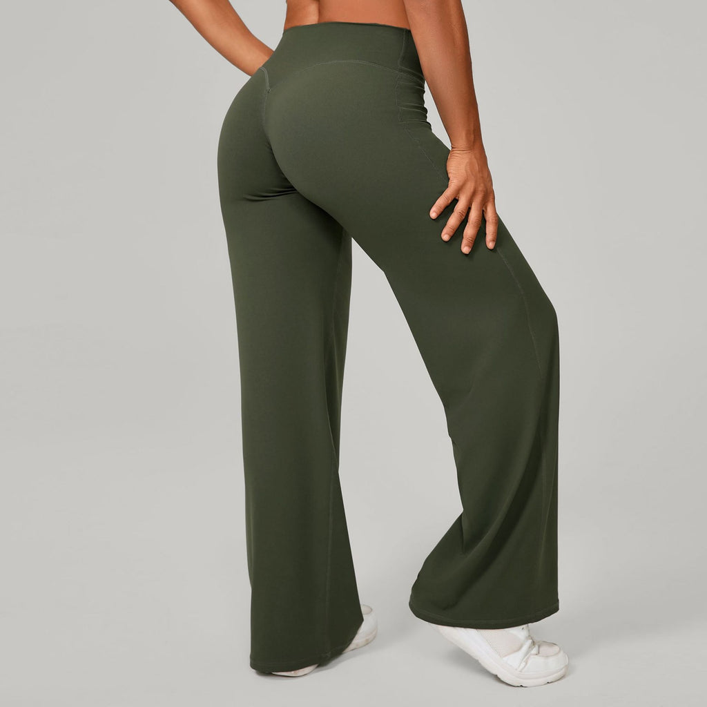 High-Waist Straight Leg Yoga Pants