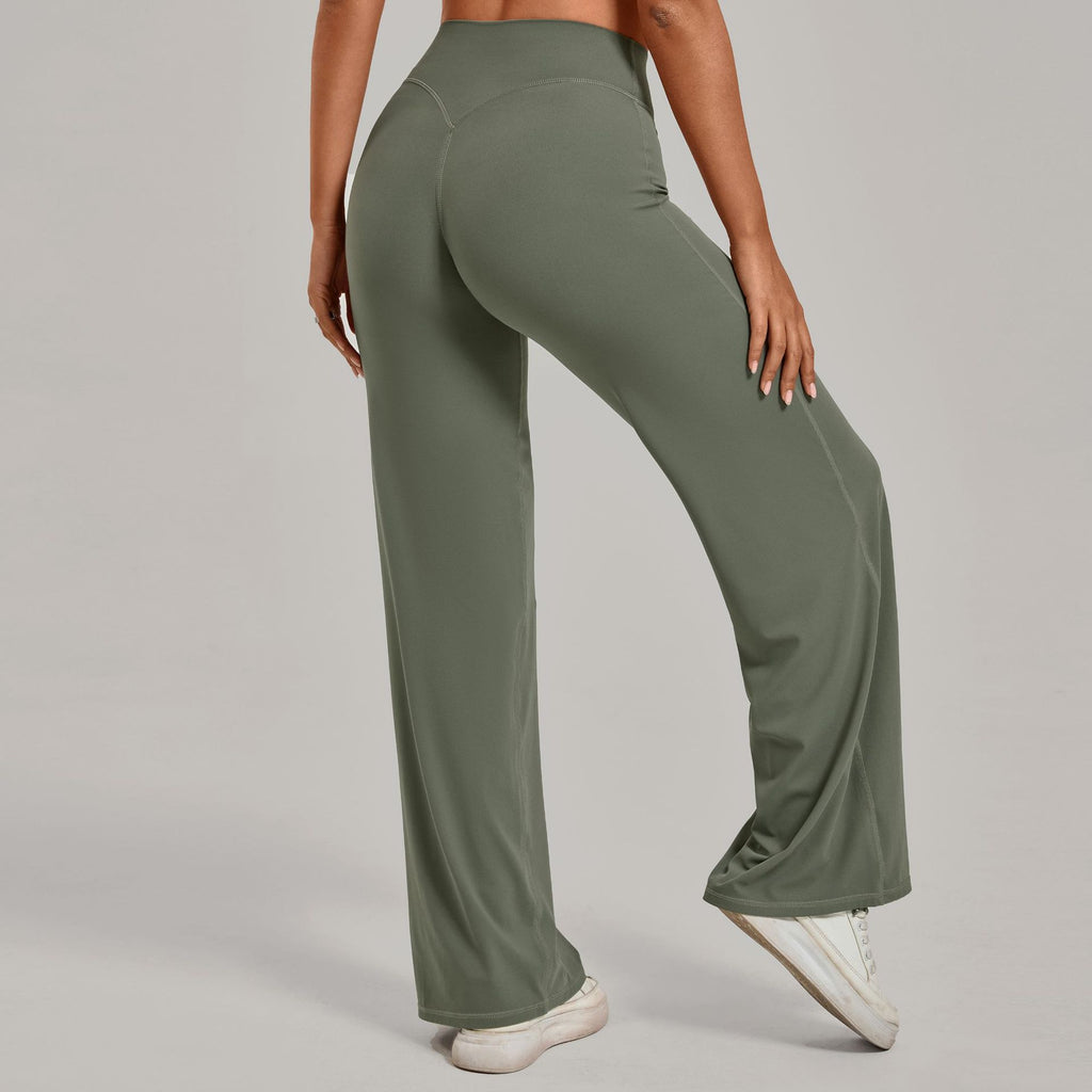 High-Waist Straight Leg Yoga Pants