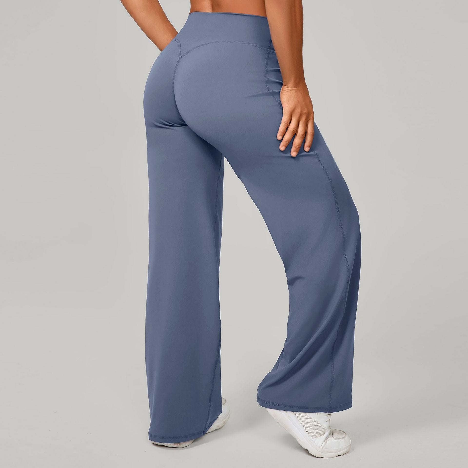 High-Waist Straight Leg Yoga Pants
